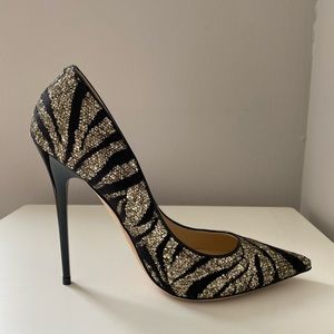 Jimmy Choo Glitter Heels